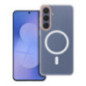 Case for Samsung A17 / A18 Go Orange compatible with MagSafe transparent