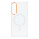 Case for Samsung S26 PLUS Go Orange compatible with MagSafe transparent