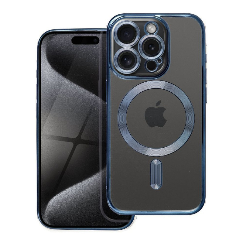 Case for Samsung A57 Electro Mag Cover compatible with MagSafe titanium blue