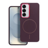Case for Samsung A57 Frame Mag Cover compatible with MagSafe purple
