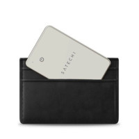 Locator compatible with Apple Find My Satechi card shape ST-LFAWCW sand