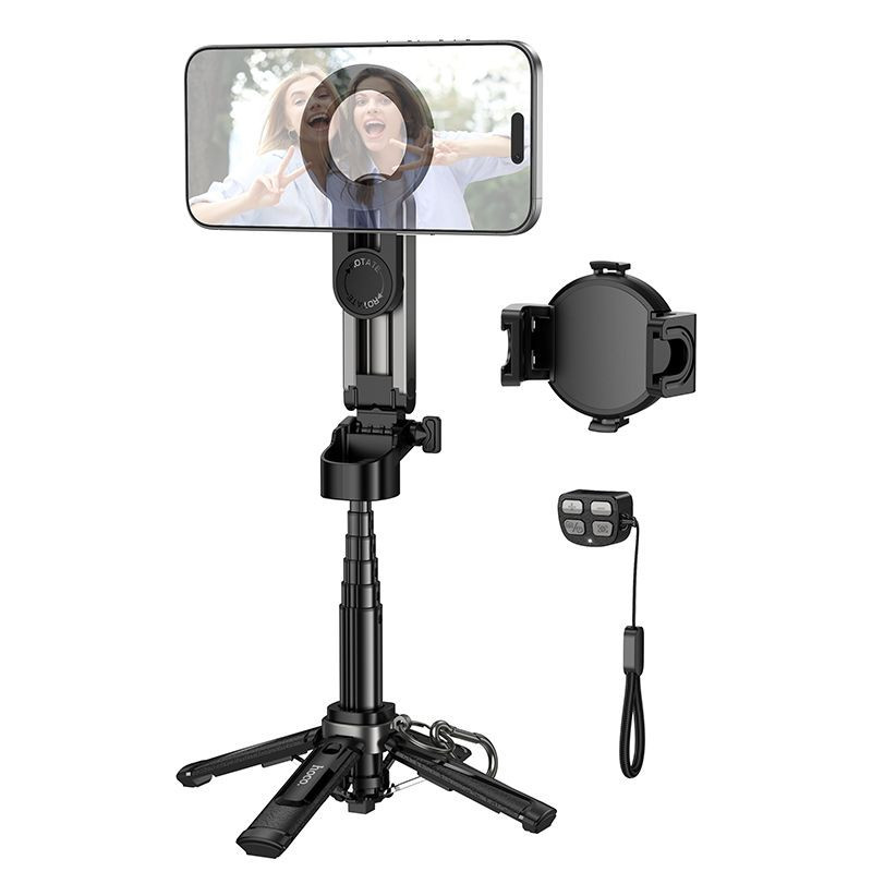 Live stand Hoco with magnetic and universal hilder with remote control K27 PRO