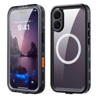Case for iPhone 17 Waterproof Shellbox DOT compatible with MagSafe black