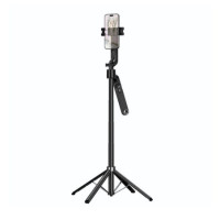 Selfie stick Hoco tripod with remote control 360 degree with auto face tracking K32 black