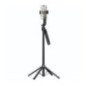 Selfie stick Hoco tripod with remote control 360 degree with auto face tracking K32 black