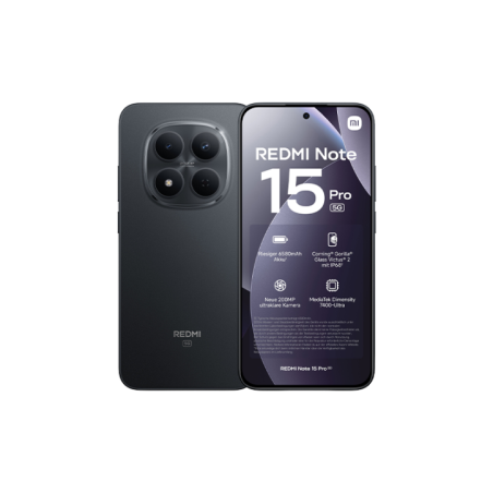 Xiaomi Redmi Note 15 Pro 5G Dual Sim 8GB RAM 256GB - Black