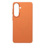 Case for Samsung S26 PLUS Kevlar compatible with MagSafe orange
