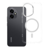 Case for Honor 400 Frame Clear Hybrid Mag Cover compatible with MagSafe transparent