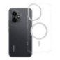 Case for Honor 400 Frame Clear Hybrid Mag Cover compatible with MagSafe transparent