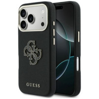 GUESS case for IPHONE 17 Pro GUHCP17L5PS4RGGK (PU FW Resin Logo) black