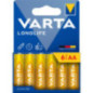 VARTA alkaline battery R6 (AA) Longlife 6 pcs