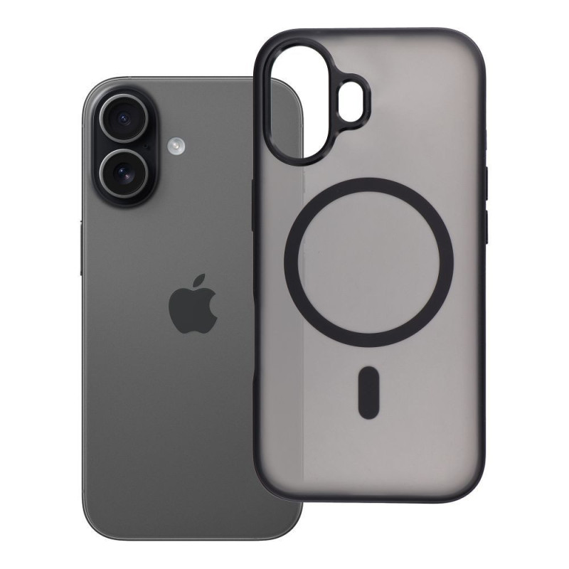 Case for iPhone 17 Flexline Mag Cover compatible MagSafe black