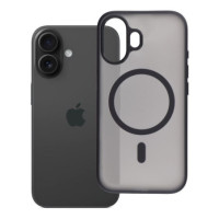 Case for iPhone 16 Flexline Mag Cover compatible with MagSafe black
