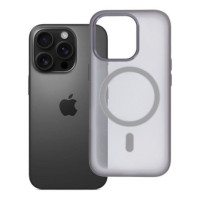 Case for iPhone 16 PRO Flexline Mag Cover compatible with MagSafe gray
