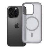 Case for iPhone 16 PRO Flexline Mag Cover compatible with MagSafe gray