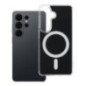 Case for Samsung S26 Clear Fusion Mag Cover compatible with MagSafe black