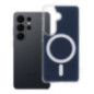 Case for Samsung S26 Clear Fusion Mag Cover compatible with MagSafe navy blue