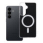 Case for Samsung S26 PLUS Clear Fusion Mag Cover compatible with MagSafe black
