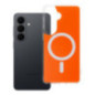Case for Samsung S26 PLUS Clear Fusion Mag Cover compatible with MagSafe hermes orange