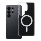 Case for Samsung S26 ULTRA Clear Fusion Mag Cover compatible with MagSafe black