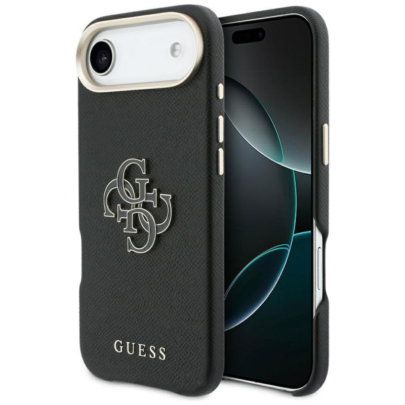 GUESS case for IPHONE 17 Air GUHCP17M5PS4RGGK (PU FW Resin Logo) black GUESS case for IPHONE 17 Air GUHCP17M5PS4RGGK (PU FW Resin Logo) black