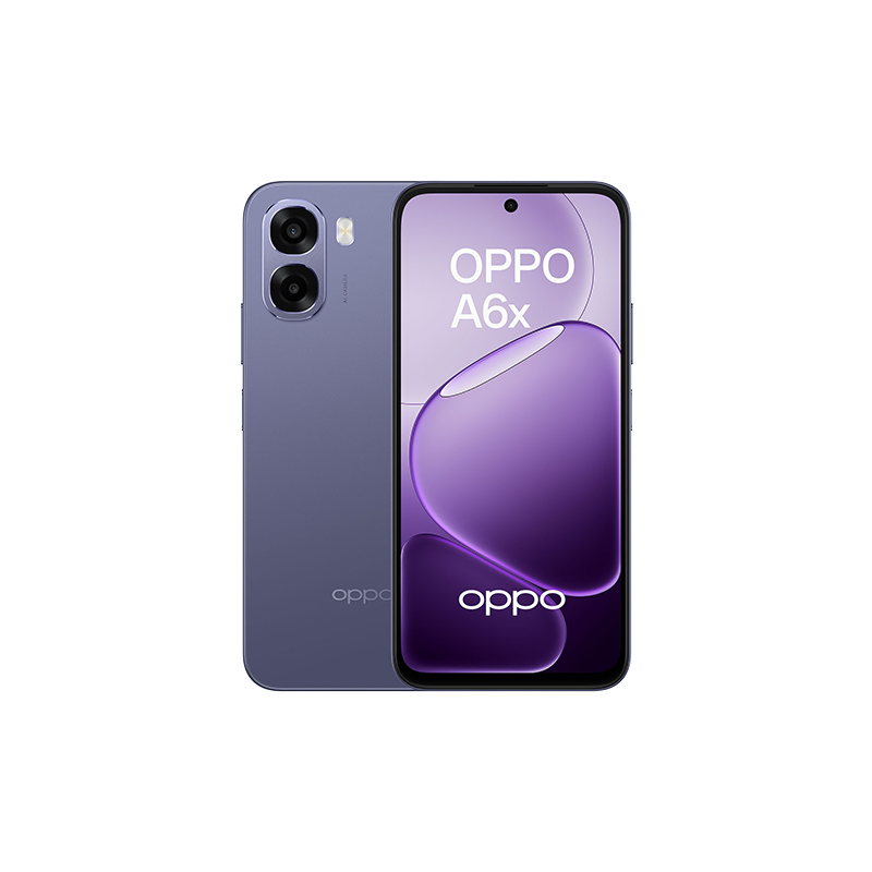 Oppo A6x 4G Dual Sim 4GB RAM 128GB - Black Purple