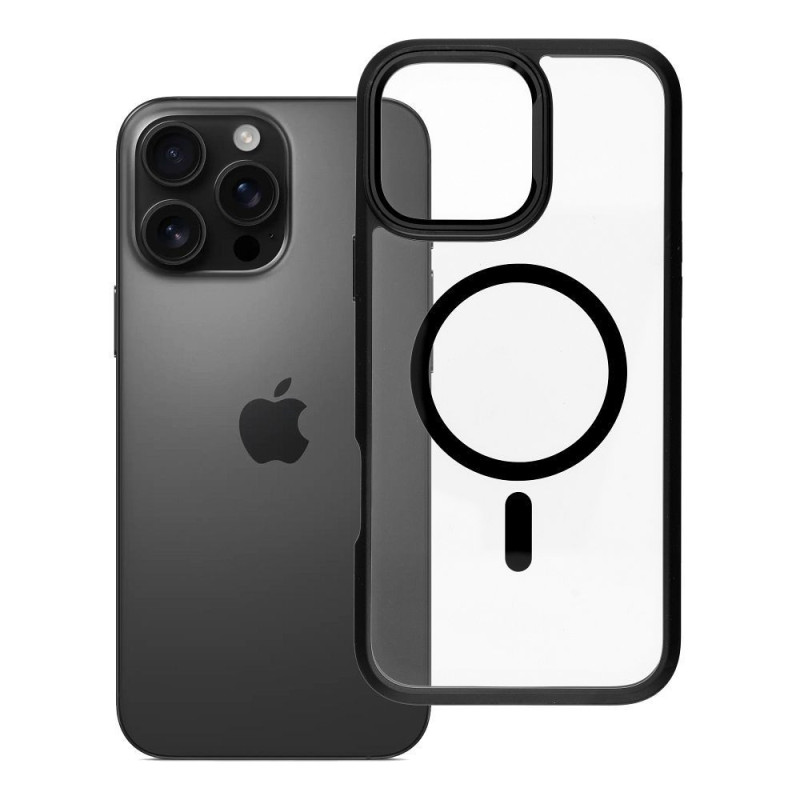ROAR case MAG BUMPER compatible with MagSafe for IPHONE 16 Pro Max black