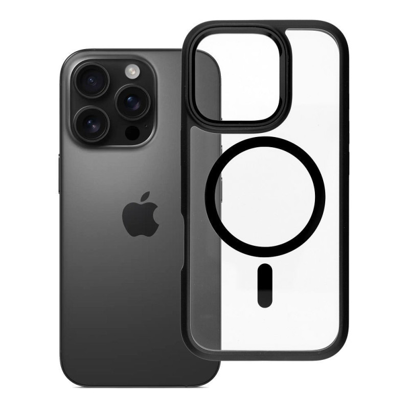 ROAR case MAG BUMPER compatible with MagSafe for IPHONE 16 Pro black