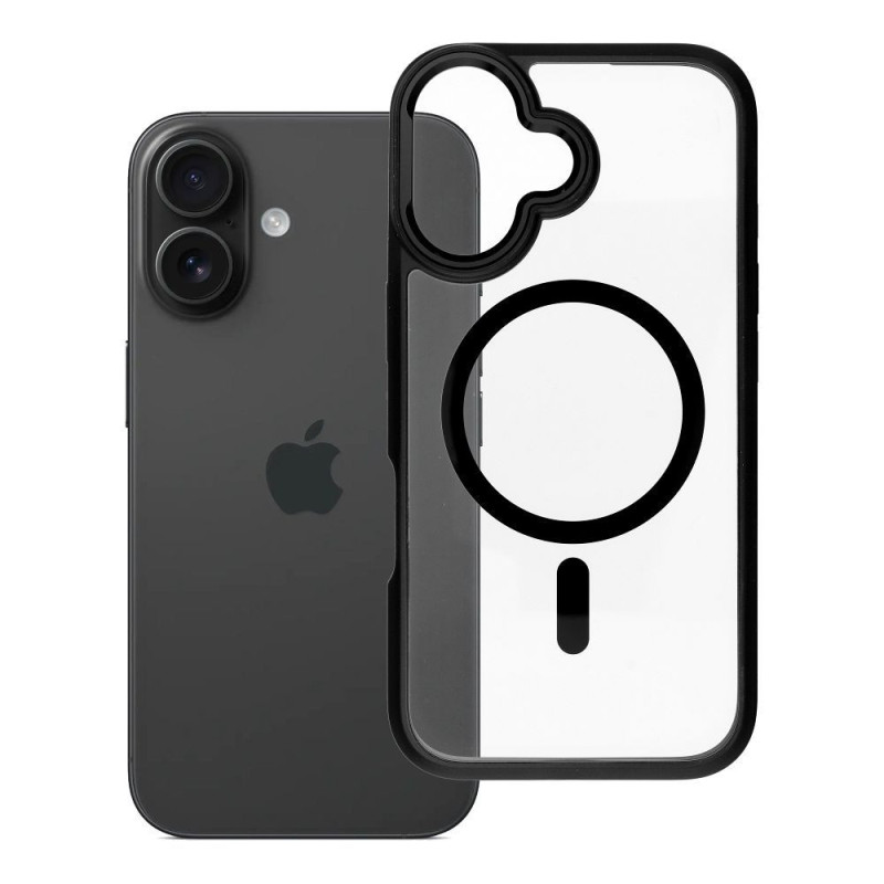 ROAR case MAG BUMPER compatible with MagSafe for IPHONE 16 black ROAR case MAG BUMPER compatible with MagSafe for IPHONE 16 black