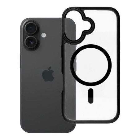 ROAR case MAG BUMPER compatible with MagSafe for IPHONE 16 black