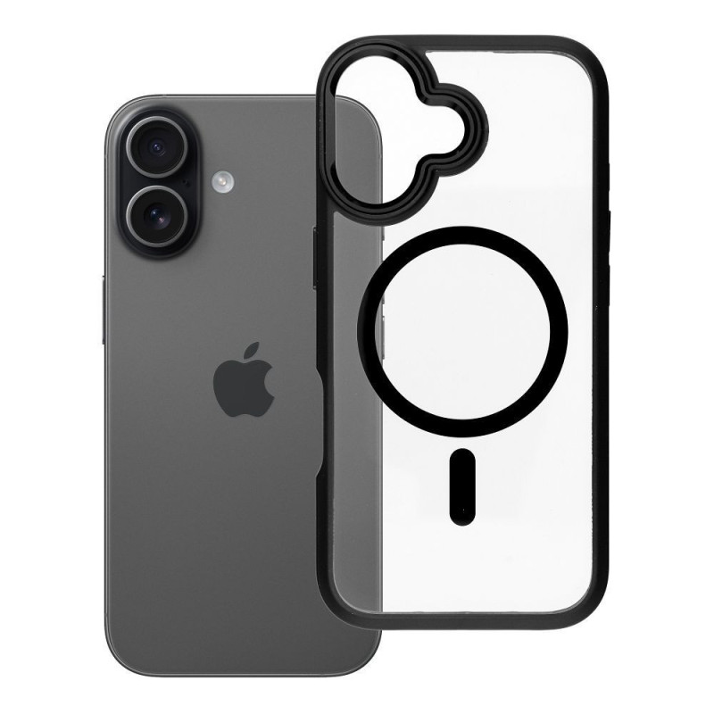 ROAR case MAG BUMPER compatible with MagSafe for IPHONE 17 black