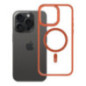 ROAR case MAG BUMPER compatible with MagSafe for IPHONE 15 Pro Max orange