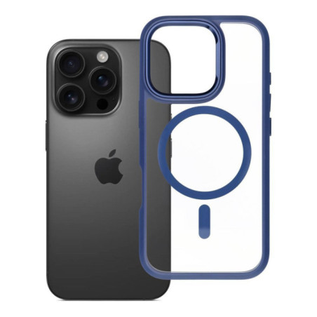 ROAR case MAG BUMPER compatible with MagSafe for IPHONE 16 Pro navy blue