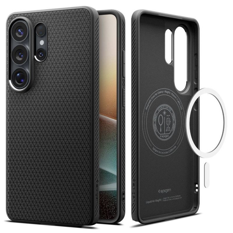 SPIGEN case LIQUID AIR MAG compatible with MagSafe for SAMSUNG S26 Ultra matte black