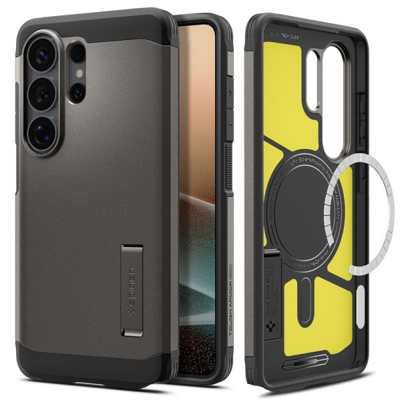SPIGEN case TOUGH ARMOR compatible with MagSafe for SAMSUNG S26 Ultra gunmetal SPIGEN case TOUGH ARMOR compatible with MagSafe for SAMSUNG S26 Ultra gunmetal