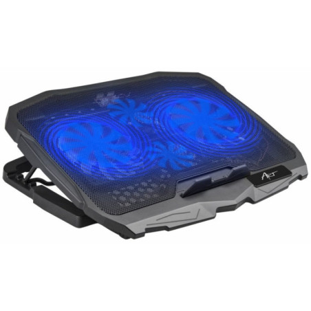 Cooling stand for laptop ART P4 2 x USB A LED black