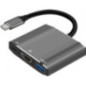 Adapter HUB 3in1 USB C ART OEM-C17 silver Adapter HUB 3in1 USB C ART OEM-C17 silver