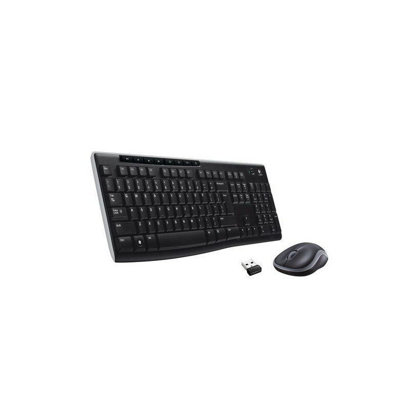 Wireless set keyboard QWERTY + mouse Logitech MK270 black Wireless set keyboard QWERTY + mouse Logitech MK270 black