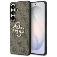 GUESS case for SAMSUNG S26 Plus GUHCS26M4GMGBR (4G Big Metal Logo) brown