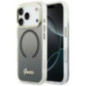 GUESS case for IPHONE 17 Pro compatible with MagSafe GUHMP17L5HTGMCSK (IML Gradient Script Metal) black