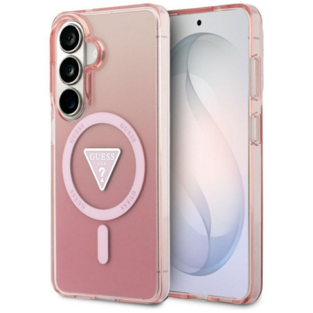 GUESS case for SAMSUNG S26 GUHMS26SHGTMLCGP (Magnetic IML Gradient Triangle) pink
