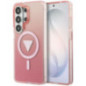 GUESS case for SAMSUNG S26 Ultra GUHMS26LHGTMLCGP (Magnetic IML Gradient Triangle) pink