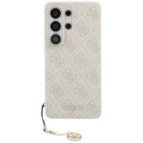 GUESS case for SAMSUNG S26 Ultra GUHMS26LGF4GPI (PU 4G Classic Logo with Charm) pink