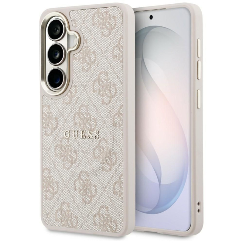 GUESS case for SAMSUNG S26 Plus GUHMS26MP4MSEGCP (4G Embossed Ring MagSafe) pink