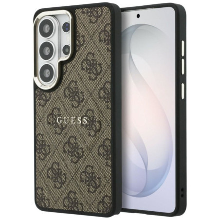 GUESS case for SAMSUNG S26 Ultra GUHMS26LP4MSEGCW (4G Embossed Ring MagSafe) brown