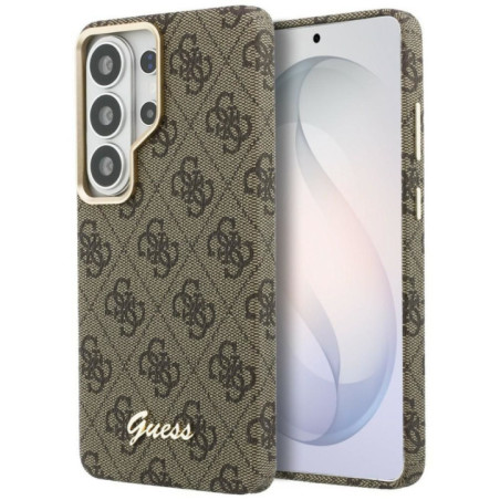 GUESS case for SAMSUNG S26 Ultra GUHMS26L5P4FWMSW (4G Script MagSafe) brown