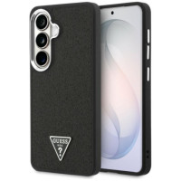 GUESS case for SAMSUNG S26 GUHMS26SPFGTSCMK (Fixed Glitter Triangle MagSafe) black
