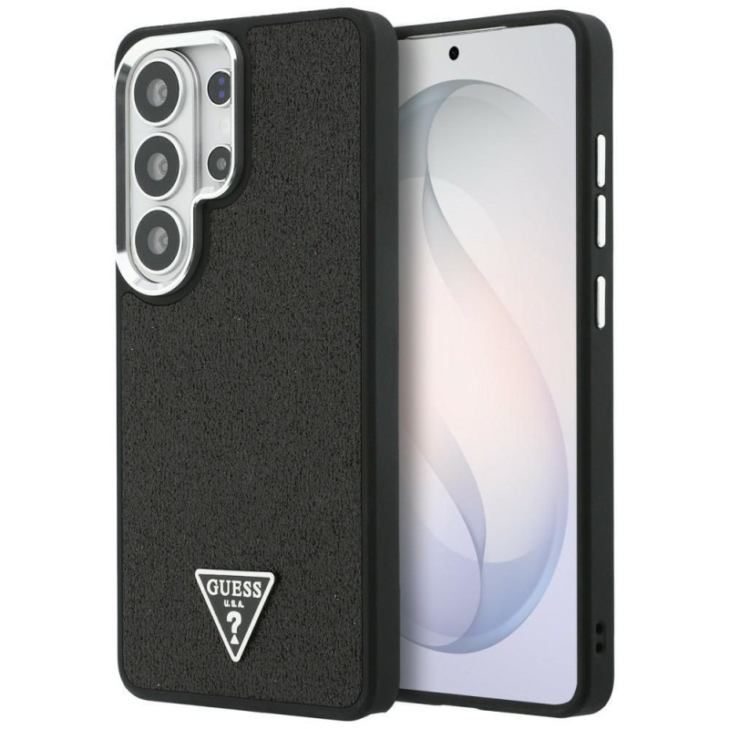 GUESS case for SAMSUNG S26 Ultra GUHMS26LPFGTSCMK (Fixed Glitter Triangle MagSafe) black