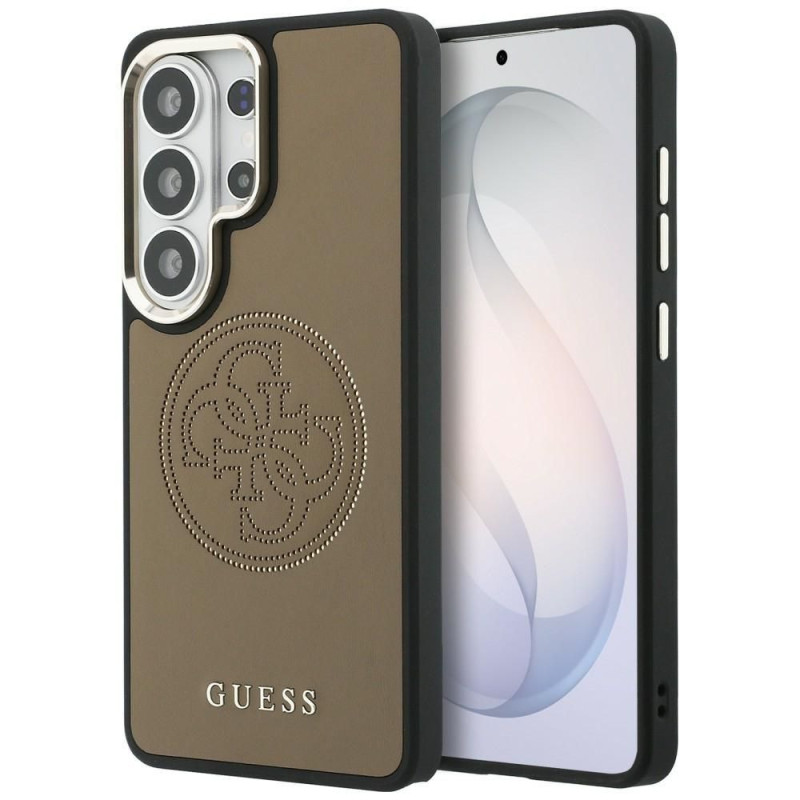 GUESS case for SAMSUNG S26 Ultra GUHMS26L5PG4SRGW (Perforated Logo MagSafe) brown