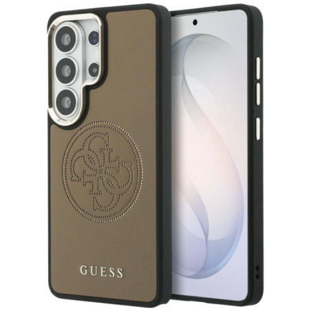 GUESS case for SAMSUNG S26 Ultra GUHMS26L5PG4SRGW (Perforated Logo MagSafe) brown